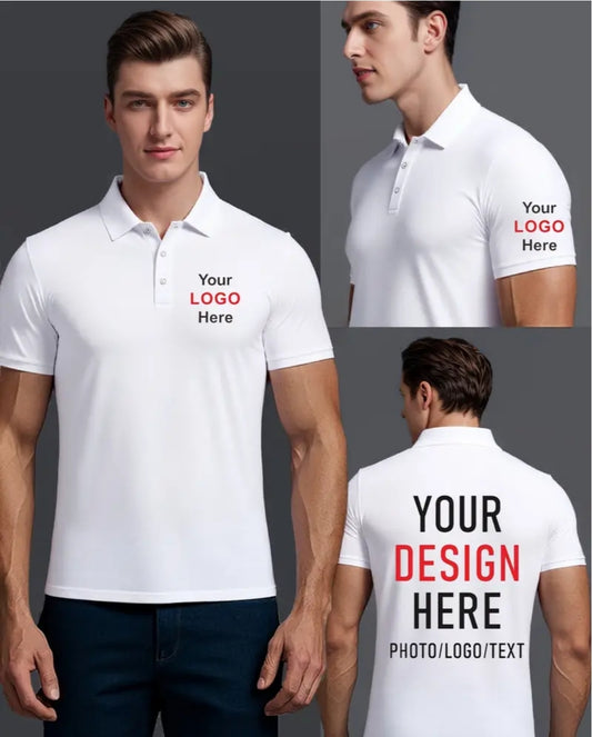 Camiseta polo personalizada.
